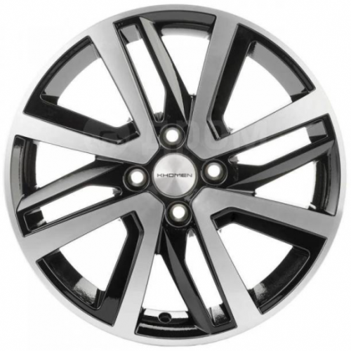 Khomen KHW 1609 6x16 4*100 ET46 DIA54.1 Black-FP Литой