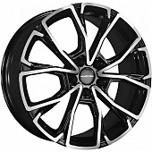 Khomen KHW 1907 7.5x19 5*114.3 ET40 DIA66.6 Black Литой