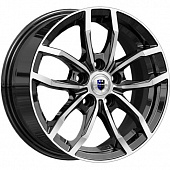 K&K Фрост 6.5x15 5*108 ET50 DIA63.3 Алмаз черный Литой