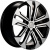 Khomen KHW 1803 7x18 5*108 ET46 DIA63.3 Black-FP Литой Khomen KHW 1803 7x18 5*108 ET46 DIA63.3 Black-FP Литой