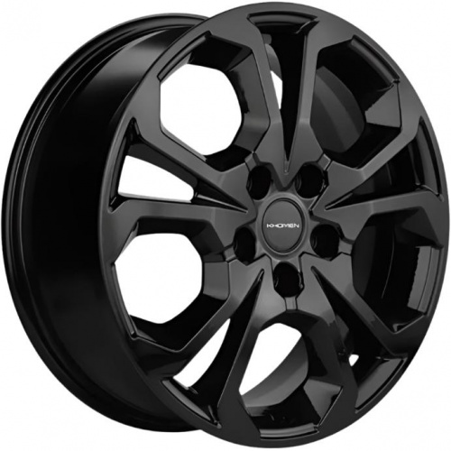 Khomen KHW 1711 6.5x17 5*108 ET33 DIA60.1 Black Литой